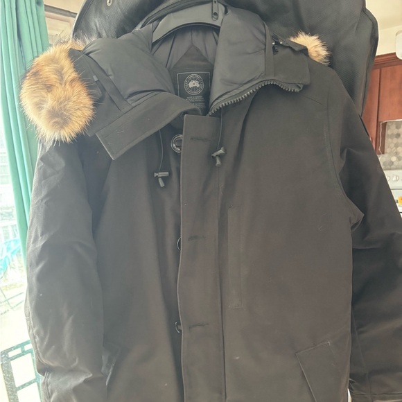 Navy Canada goose black label park label heritage - Picture 1 of 7